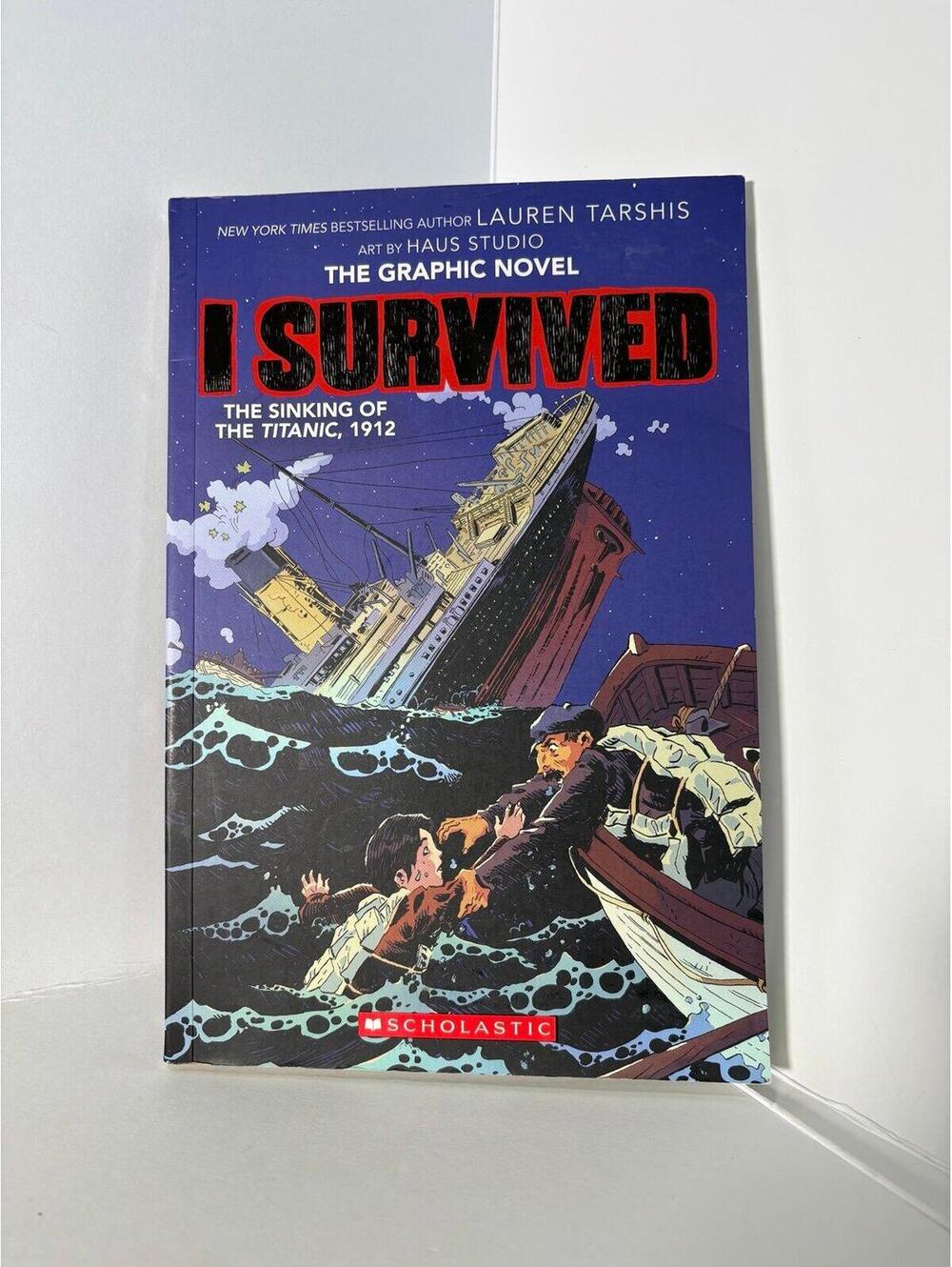 I Survived The Sinking The Titanic 1912 Lauren Tarshis Graphic Novel Paperback